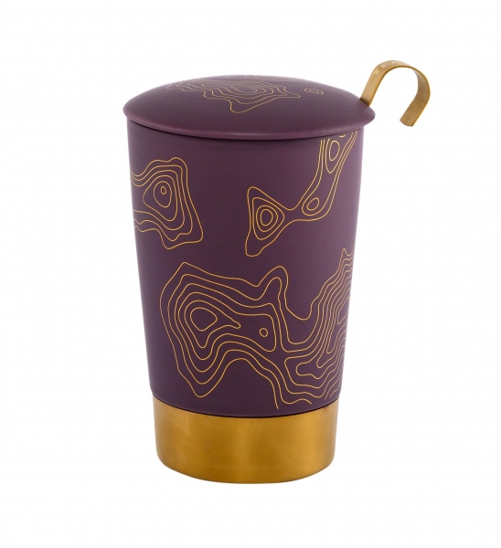 TEAEVE® "Precious Maps - Aubergine" (LUX-Line)